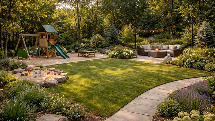 גינה שגדלה יחד עם המשפחה