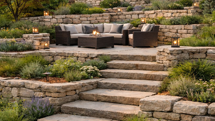 מהשיפוע הבעייתי לגינה שכיף לחיות בה