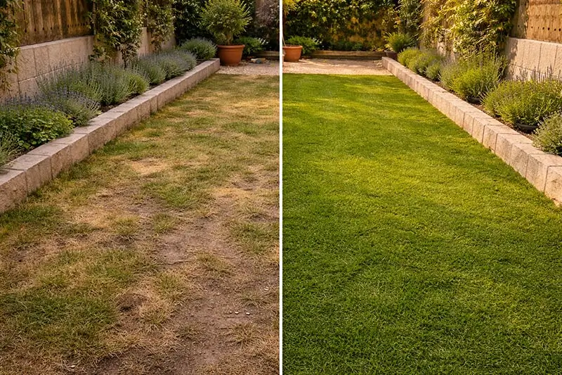 הדשא שמת לאט - החלפת דשא חולה ברעננה